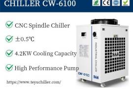 Industrial chiller CW 6100 for 36kW CNC Spindle