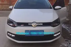 VW POLO LED DRL day time running lights driving da,  0
