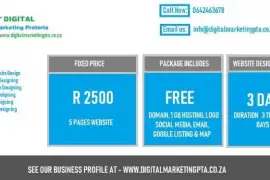 SMM &amp; Webaite Design Services Midrand, Joh,  1,000.00