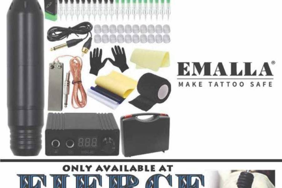 Rotary Pen Tattoo Kit - Emalla - Includes 15ml ink,  2,899