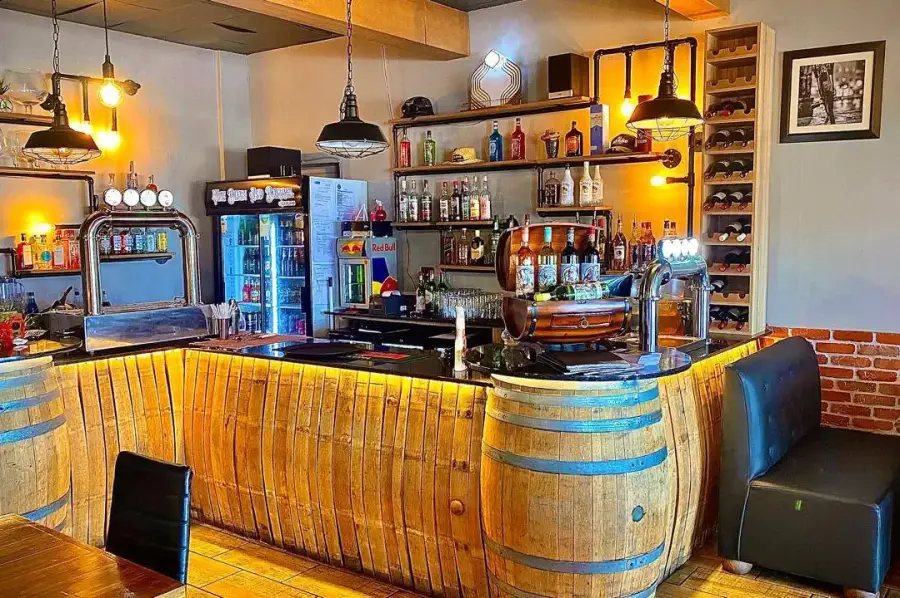 Bean and Barrel pub area