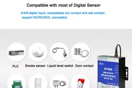 4G SMS Alarm Controller 8DIN 2DO, $  50.00