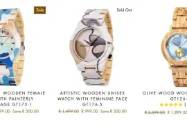 Wooden Watches & Wooden Sunglasses | Effortles, ZAR 1.00