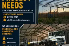 Steel Structures: Churches, Warehouses, Schools &a