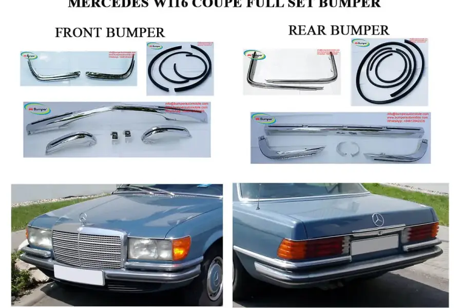 Mercedes W116 EURO Style (1972-1981) Bumpers, ZAR 2.00
