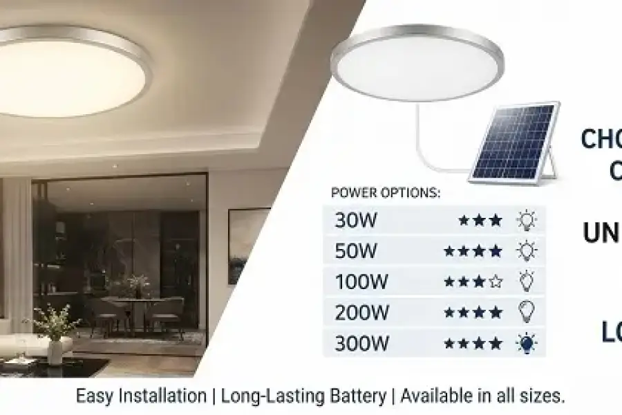 Best Solar Ceiling Light with Remote Control in So, ZAR 1.00