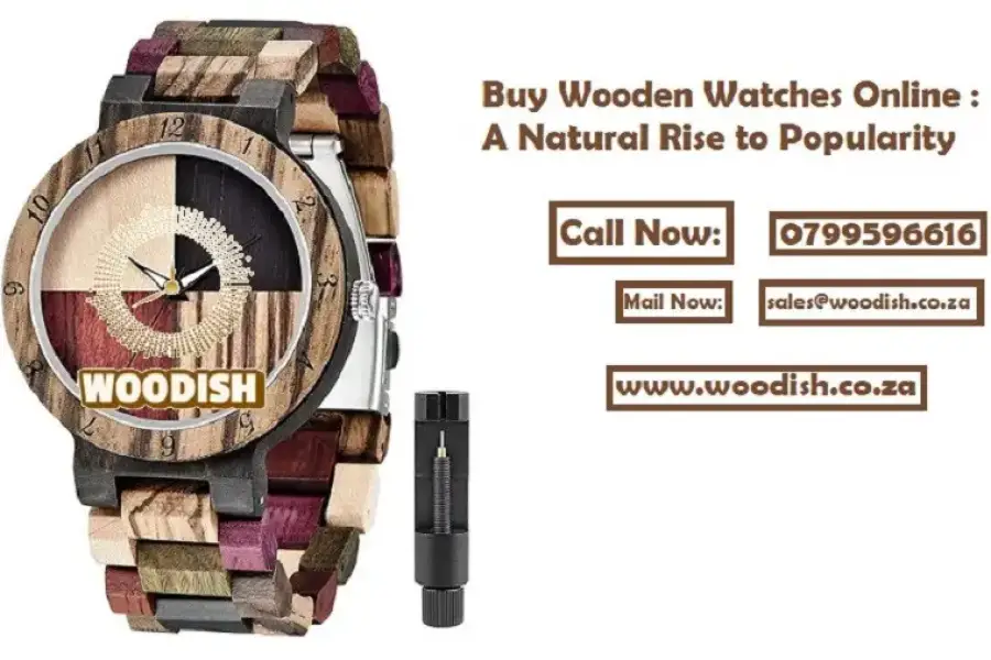Eco-Friendly Wooden Watches: Sustainable and envir, ZAR 1.00